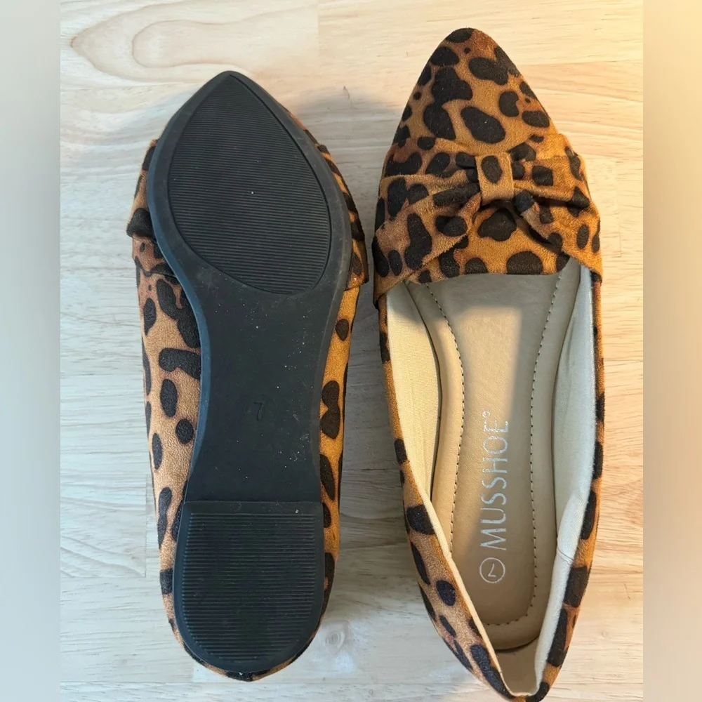 Comfortable Cushion Leopard Print Women's Ballet Flats - Picture 13 of 14
